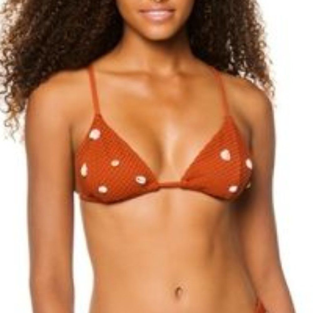WeWoreWhat Cooper Shell Detail Bikini Top Size XL  NWT!